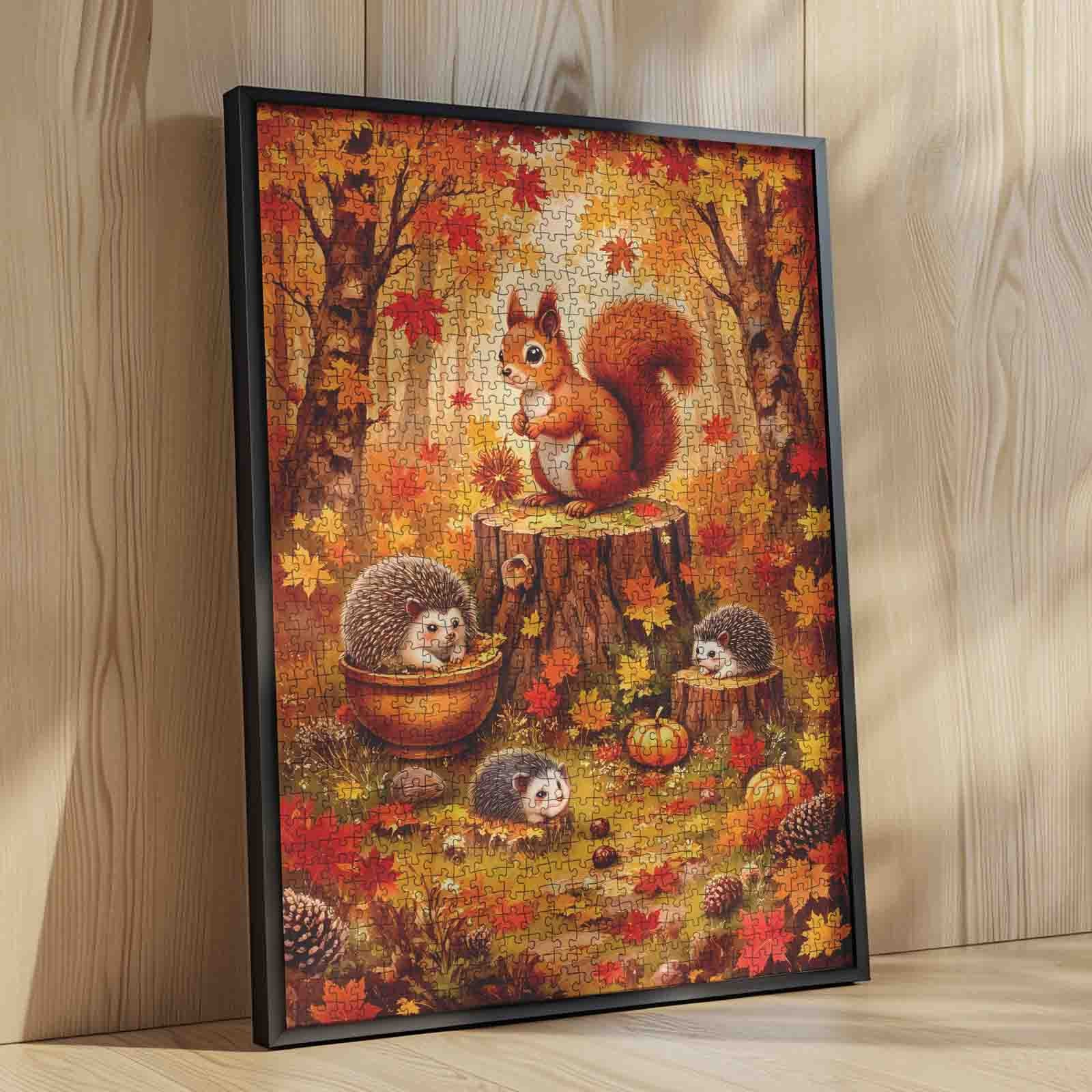 tucocoo-autumn-woodland-friends-puzzle-1000-teile-herbsttiere image 4