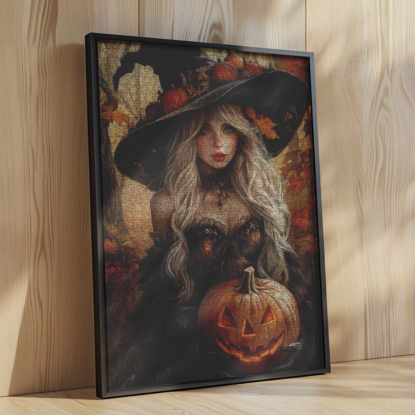 tucocoo-elegant-witch-pumpkin-puzzle-1000-teile image 4