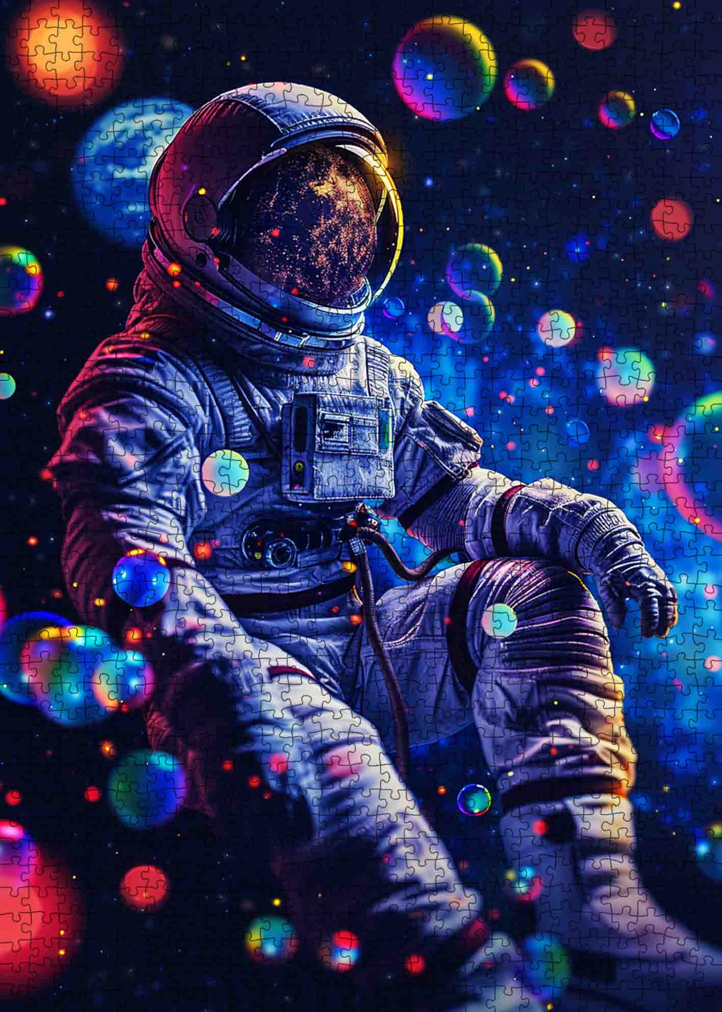 tucocoo-astronaut-looking-at-the-earth-puzzle-1000-teile-weltraum image 2