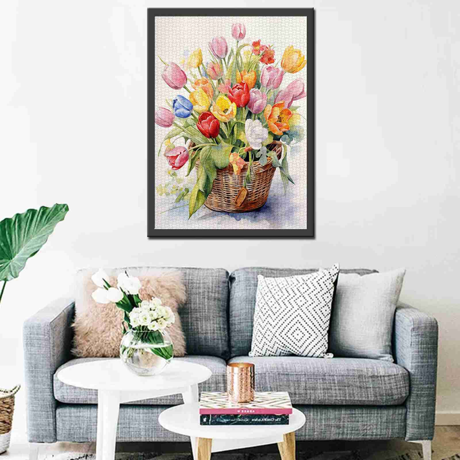 tucocoo-colorful-tulips-basket-puzzle-1000-teile-blumen image 3
