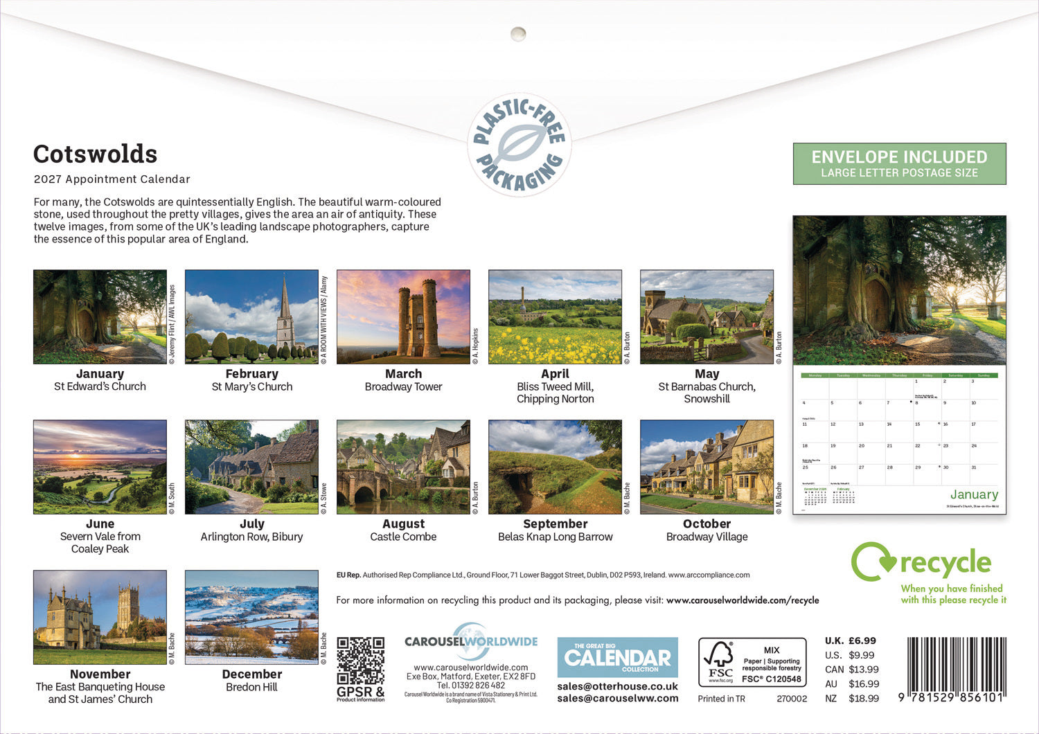 otter-house-cotswolds-a4-kalender-2027-regional image 2