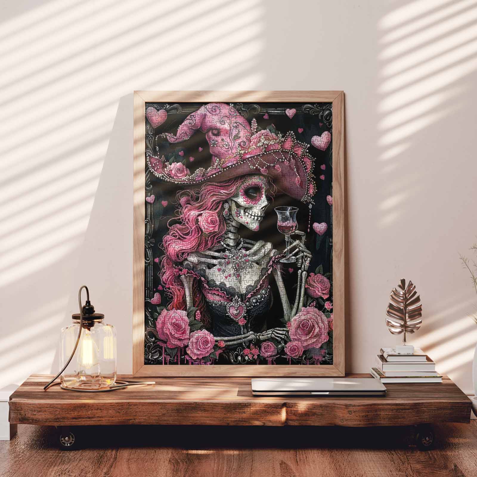 tucocoo-glamorous-skeleton-lady-puzzle-1000-teile-dame image 3