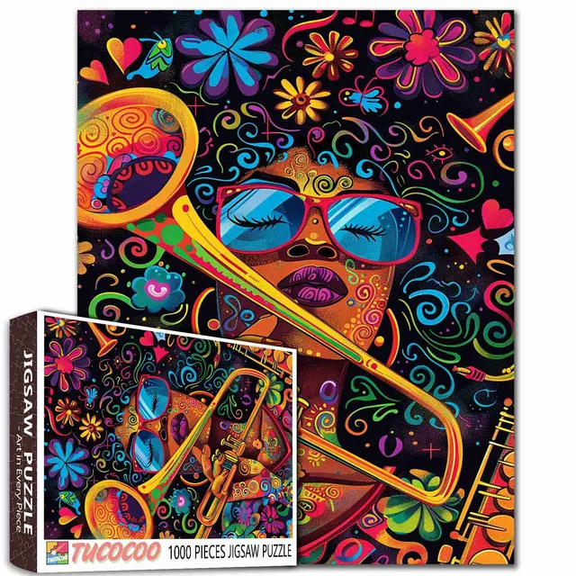 tucocoo-jazz-groove-puzzle-1000-teile-musik-motiv image 1